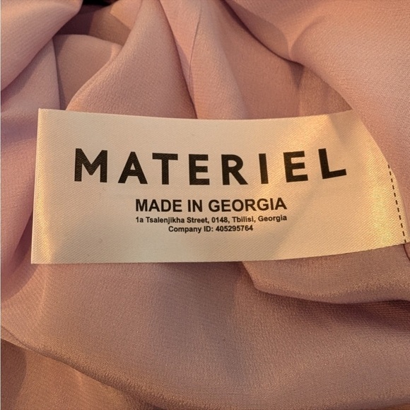 NWOT MATERIEL TBILISI Sz 10 Silk Asymmetrical Flare Slip Dress In Lilac Lavender - Picture 8 of 11